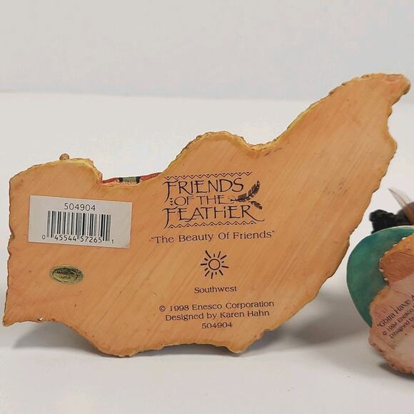 Vtg Friends Of The Feather Figurines Enesco Lot Beauty Hug Love For Many Moons - Picture 14 of 16